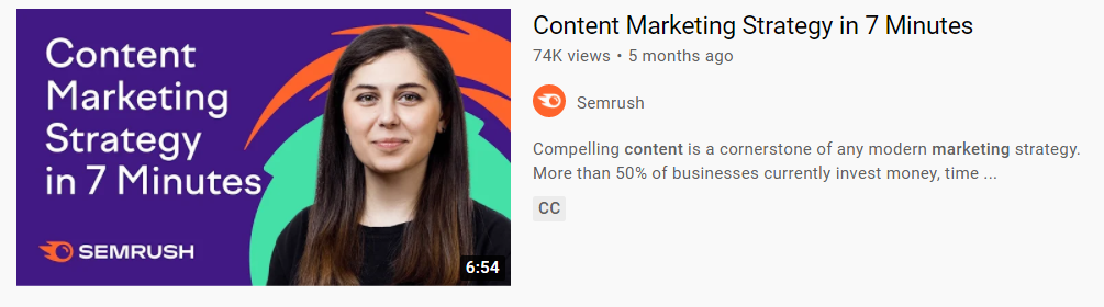 Video Content